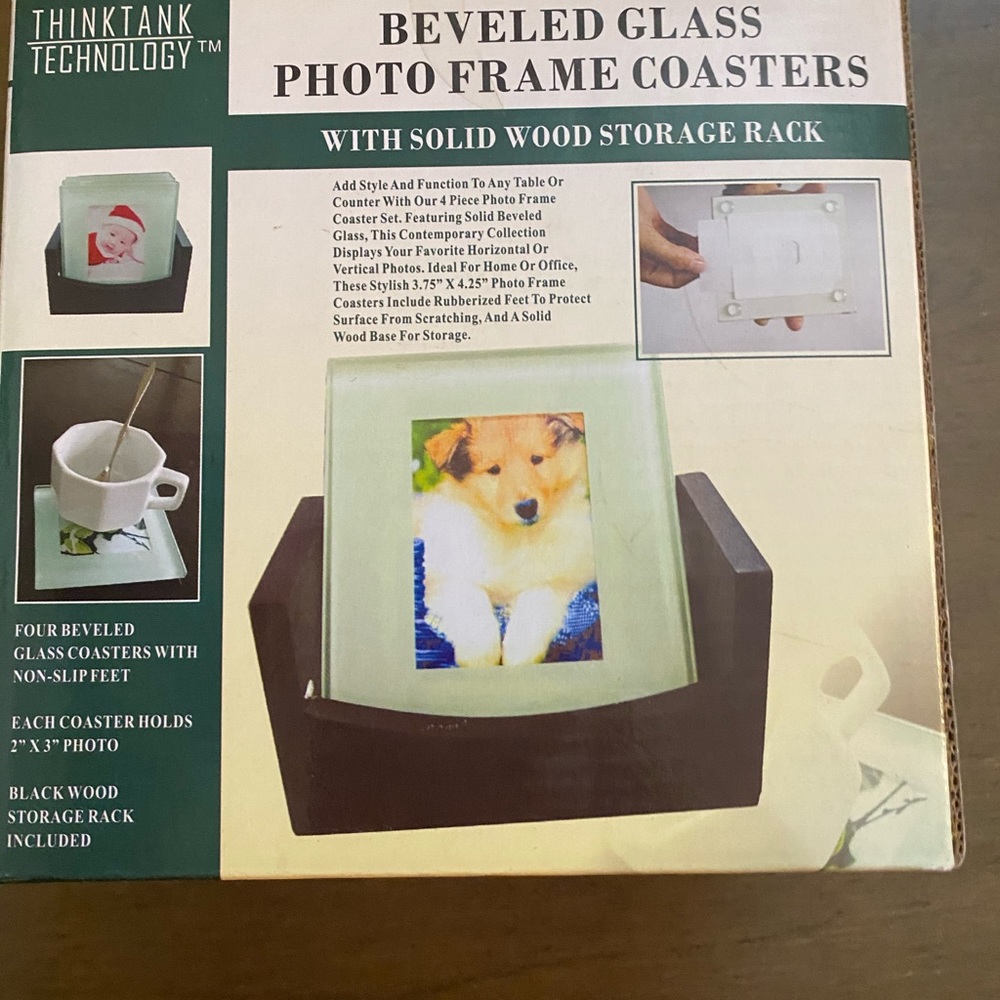 Beveled Glass Frame CoasterS